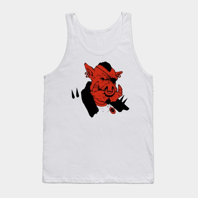 Badass boar Tank Top by Tramontana